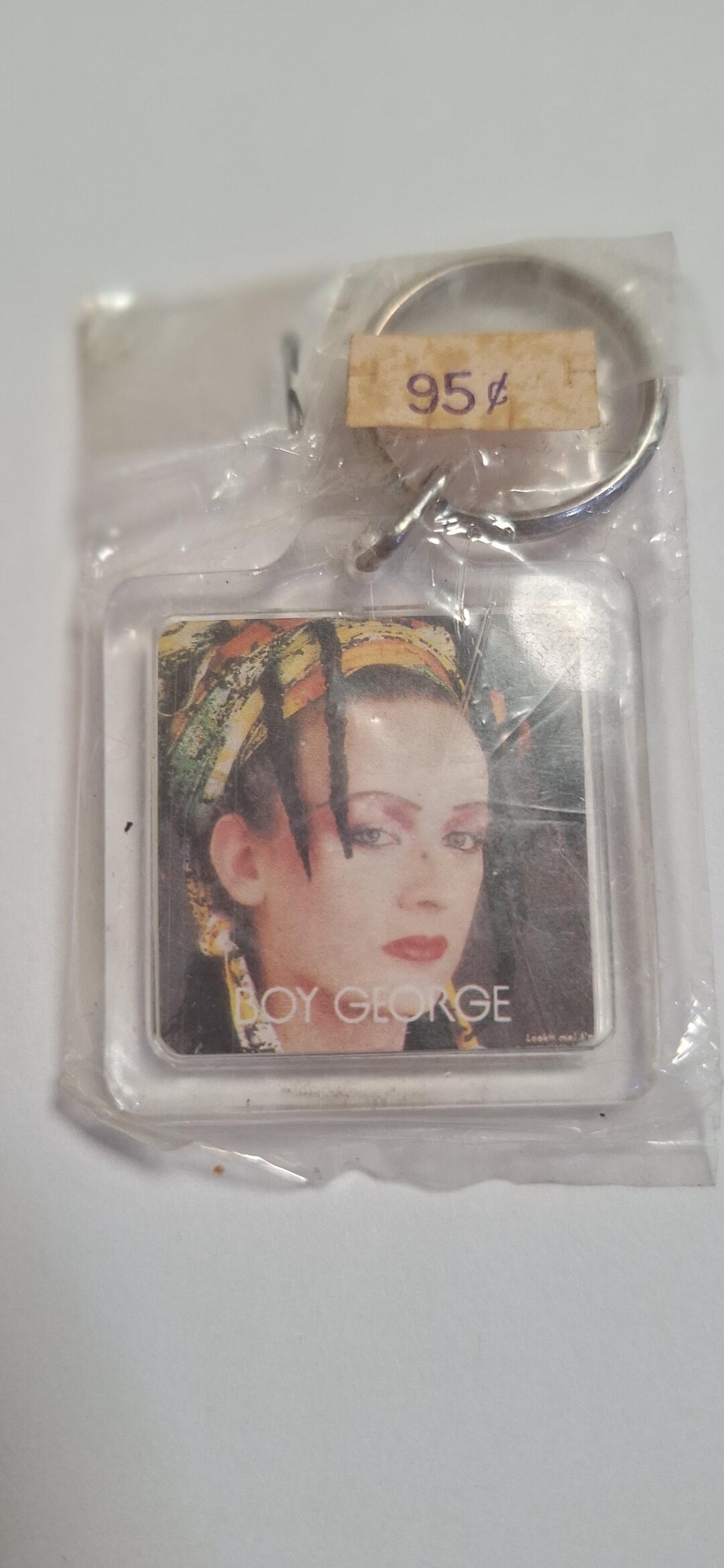 Vintage Boy George Keychain From 1980s. in Original Packaging W ...