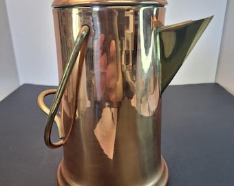 Vintage Copper Teapot with Swing Handle