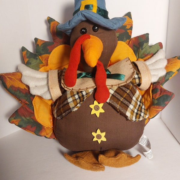 Vintage Plush Thanksgiving Turkey