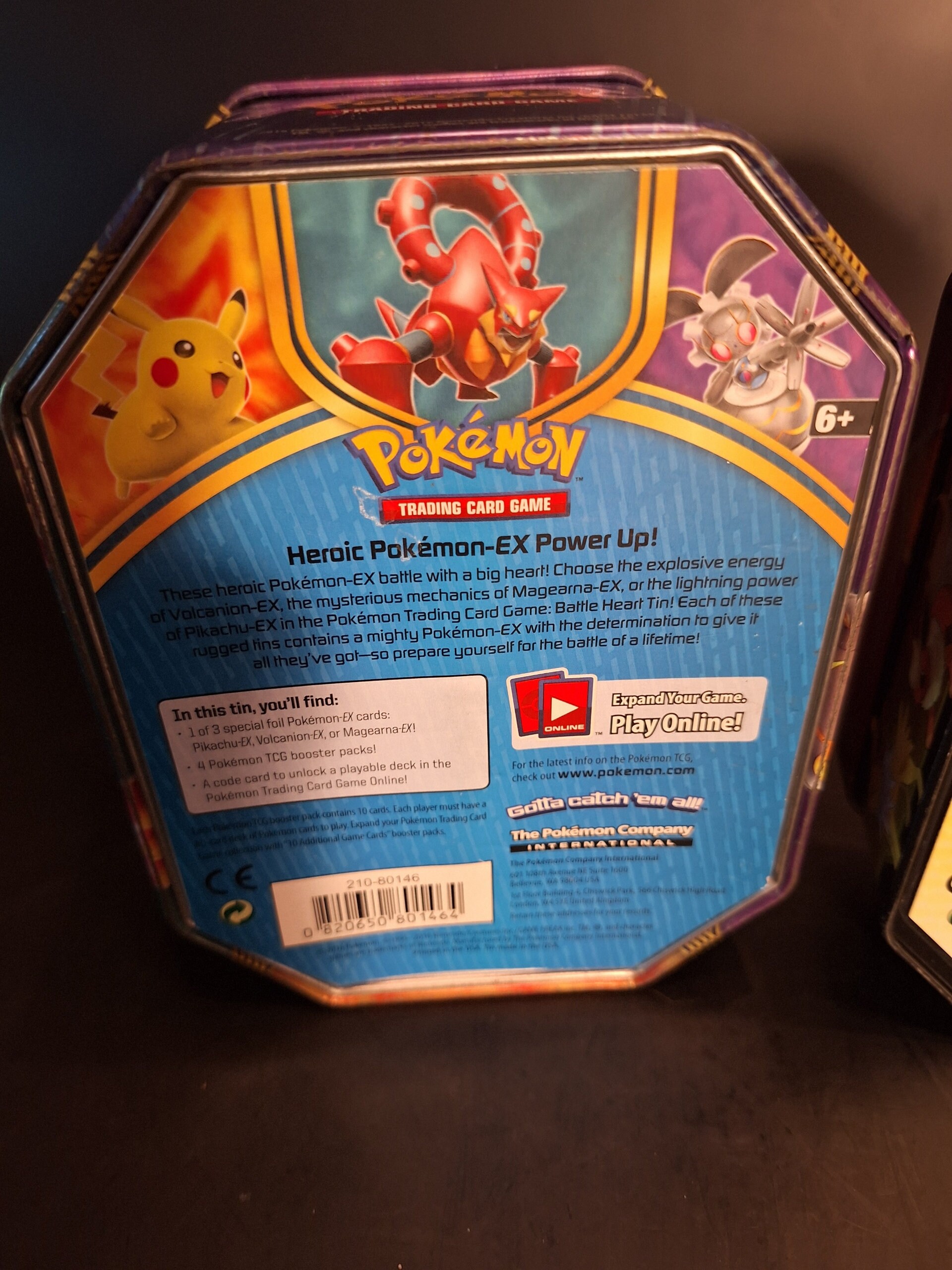 2 EMPTY Poke'mon Trading Card Game Tins - Etsy 2 EMPTY Poke'mon Trading Card Game Tins - Etsy