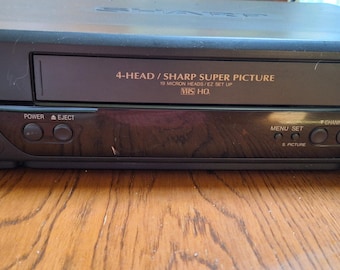 Sharp VCR VHS Player VC-A582, Tested And Works.  No Remote.