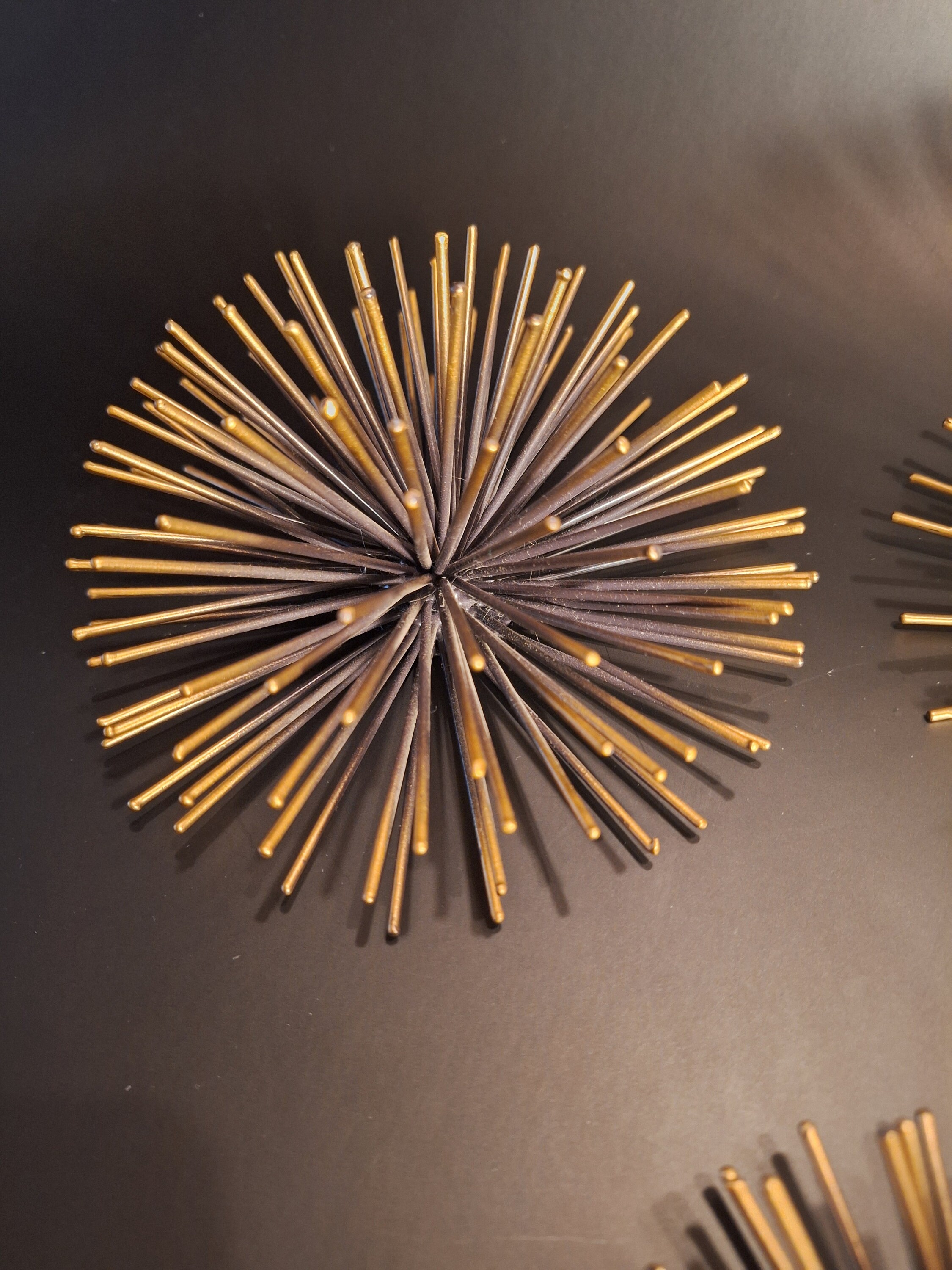 Gold Metal Sea Urchins Wall Decor, Project 62, Set of 3 Etsy