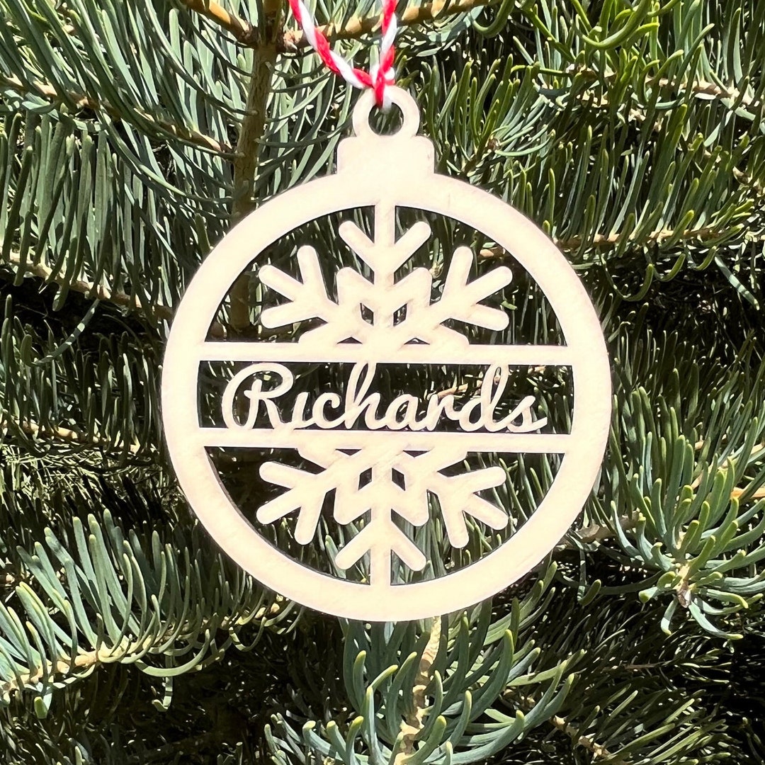 Personalized Christmas Ornament, Name Ornament, Custom Name Ornament