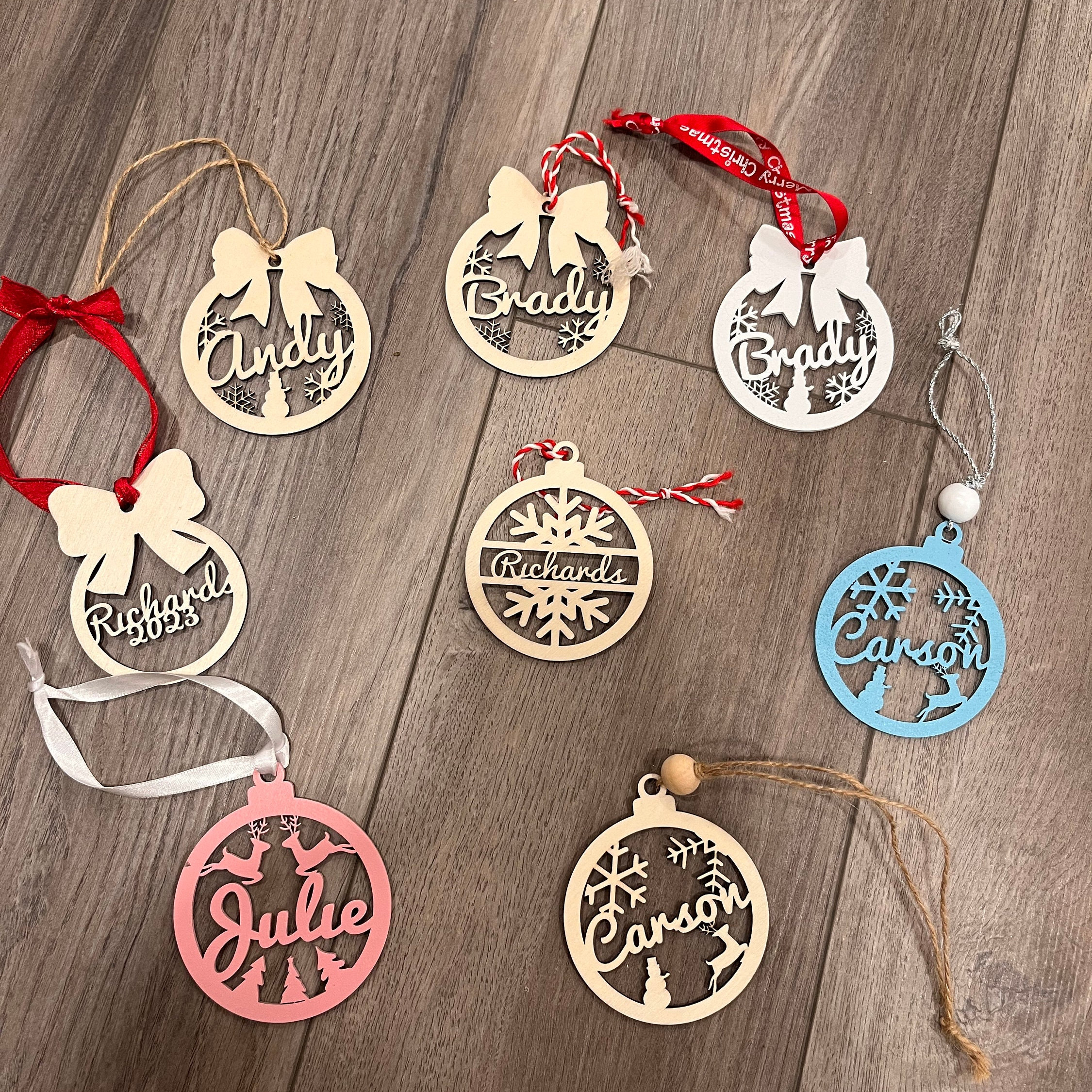 Personalized Christmas Ornament, Name Ornament, Custom Name Ornament