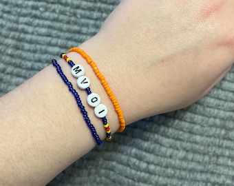 Max Verstappen Formula 1 Beaded Fan Bracelet