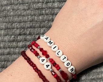 Lewis Hamilton Formula 1 Beaded Fan Bracelet