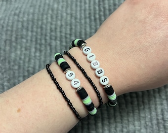 Ty Gibbs NASCAR Beaded Fan Bracelet