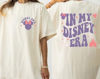 Chemise époque maman Disney, t-shirt voyage en famille Disneyland, chemise maman Minnie, chemise Disney pour fille, pull époque maman Disney, voyage d&#39;anniversaire Disney