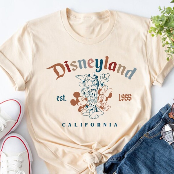 Disneyland Trip Shirt, Disneyworld 2024 Shirt, Disneyland Vacation Shirt, Disneyland Vacation Shirt, Mickey Friends Shirt