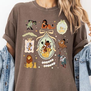Chemise Comfort Colors® Le Roi Lion, t-shirt Hakuna Matata, chemise Simba Nala Pumbaa et Timon, Mufasa Le Roi Lion, chemise Disney&#39;s Animal Kingdom