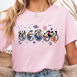 Disney Micky und Freunde Kreuzfahrt-Shirt, Mickey und Minnie Kreuzfahrt-Sweatshirt, Disney Familien Reise T-Shirt, Disney Paare passende Kreuzfahrt Shirt