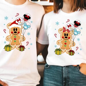 Minnie Mickey Christmas Shirt, Disney Family Christmas 2024 Shirt, Mickey Minnie Christmas Tee, Christmas Family Shirt, Disneyland Christmas