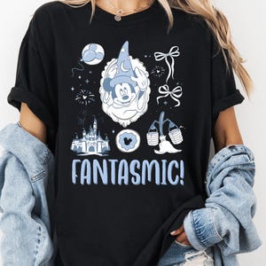 Comfort Colors® Fantasmic Shirt, Vintage Mickey Fantasia Tee, Walt Disney Fantasy T-Shirt, Disney Family Trip Tee
