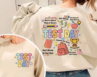 Teacher Test Day Shirt, Teacher School Testing Day Sweatshirt, You Are More Than Test Score, State Testing Shirt, Testing Coordinator Tee