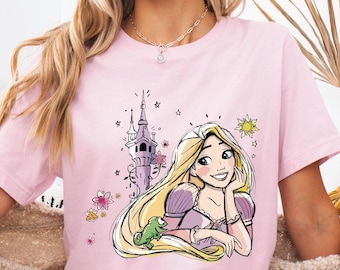 Rapunzel Shirt,  Princess Rapunzel Tee,  Pascal Sweater,  Tangled Shirt, World  Family Vacation T-shirt