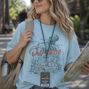 Comfort Colors® Dinosaur Theme Park Shirt, Dinosaur T-rex Tee, Dino Park  T-Shirt, prehistoric Park Sweatshirt