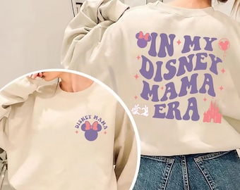 In My Disney Mama Era Shirt, Disneyland Family Trip Tee, Minnie Mom Shirt, Girls Disney Shirt, Disney Mom Era Sweater, Disney Birthday Trip