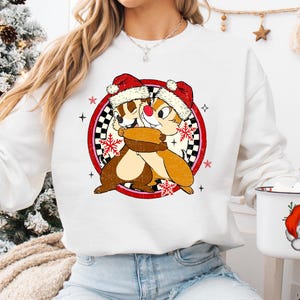Chip & Dale Christmas Shirt, Christmas Disney Family Vacation T-shirt, Chipmunks Gifts Tee, Chip And Dale Disneyland Christmas Trip Hoodie