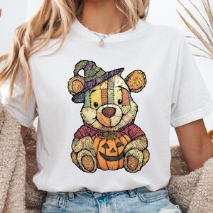 Winnie The Pooh Halloween Shirt, Sppoky Trick or Treat Tee, Retro Pooh Bear Sweatshirt, Spooky Season Shirt, Disneyland Halloween Shirt