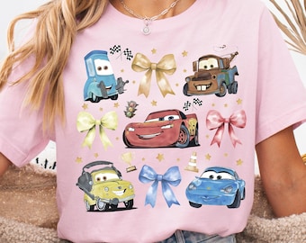 Coquette  Cars Shirt, Lightning McQueen Tee,  Cars Sweater, Tow Mater Sally Carrera Guido Luigi Tee,  Family Trip Shirt