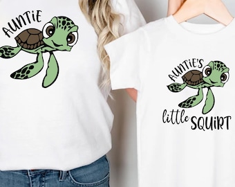 Matchande moster och systerdotter-tröjor, mosters lilla sprut-tröja, present till moster från systerdotter och brorson, mostersdagsfirande-tröja