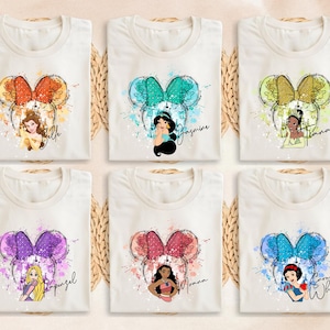 Disney Prinzessinnen Shirt, Minnie Geburtstagskind T-Shirt, Disneyland Geburtstagsreise Shirt, Prinzessin Disney Besties Shirt, Geburtstagskind Disney Shirt