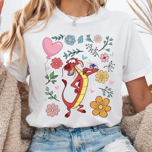 Disney Mulan Mushu T-shirt, Disney Dragon Tee, Disney Mu Shu shirt, Disney Mulan Sweatshirt, Mushu Flowers Shirt, Disney Family Trip Shirt
