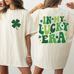 In My Lucky Era Saint Patrick's Day Shirt, St Patrick's, St Patricks Day Family Shirt, Shamrock Gift For St Patricks Day, Clover Lucky Shirt