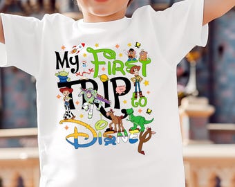 Toy Story My First Disney Trip Shirt, Pixar Day Tee, Disneyland Family Vacation Shirt, 1st Disney Trip Sweatshirt, Toy Story Disney World