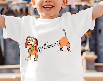 Slinky Dog Custom Name Shirt, Toy Story Sweatshirt, Disney Character Tee, Personalized Slinky Dog Sweater, Dog Lover Shirt