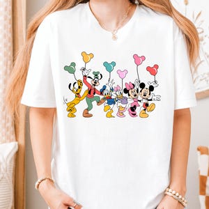 Mickey and Friends Shirt, Disney Characters Mickey Head Shirt, Disney Trip Shirt, Disney Vacation Shirt, Family Trip 2025 Shirt