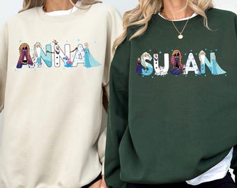 Frozen Family Shirt,  Elsa Anna Family Matching Shirt,  Olaf Custom Shirt, Frozen Family Trip Shirt