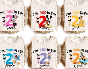 2'nd Birthday Shirt, Twodles Shirt, 2nd Birthday Girl, 2 Birthday Party Shirts, Two Birthday Shirt