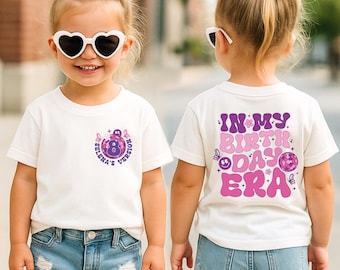 Personalized Birthday T-shirt, In My Birthday Era Shirt, Birthday Disco Party Tee, Teen Birthday Sweatshirt, Birthday Girl Hoodie
