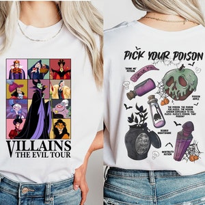 Disneyland Villains Shirt, Bad Witch Disney Halloween Shirt, Villain Era Sweatshirt, Witchy Shirt, Halloween Girls Shirt, Evil Queen Shirt