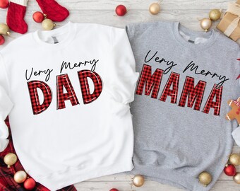 Very Merry Christmas Family Shirt, Very Merry Mama Shirts, Very Merry Family Personalized Shirt, Very Merry Dad Shirt, Very Merry Mini Shirt
