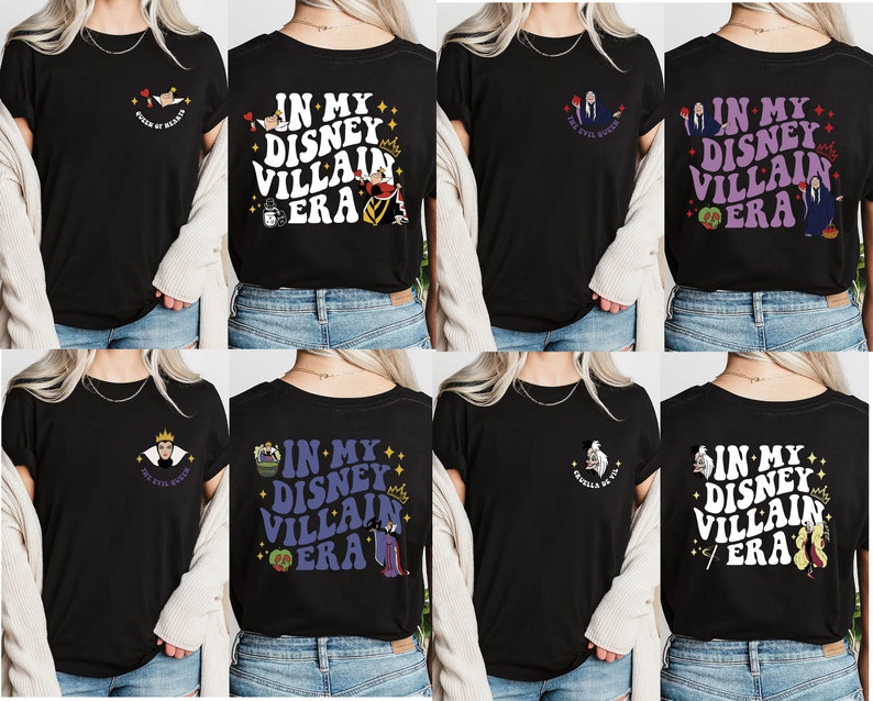In My Villain Era Shirt, Bad Witch Halloween Shirt, Villain Vacation Sweatshirt, Witchy Shirt, Halloween Girls Trip Shirt, Bad Queens Shirt image 5