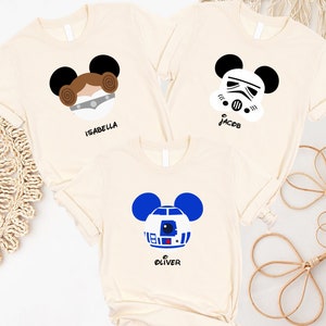 Galaxy T-Shirt, Darth Vader Tee, Family Vacation, Death Star Tee, Galaxy Stormtrooper Shirt image 6