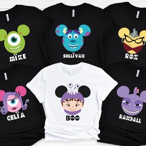 Monsters University Shirt,  Mickey&#39;s Scary Party 2025 Shirt, Disney Spooky Season Sweatshirt, Disney Halloween Party Family Shirts