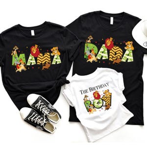 Lion King Family Matching Shirt, Disney Animal Kingdom Shirt, Wild Birthday Shirt, Simba Mufasa Shirt, Disney Family Shirt, Safari Family