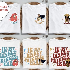 In My Princess Era Shirt, Theme Park Girls Trip T-shirt, Magic Vacation Tee, Princess Group Matching Sweatshirt, Princess Family Trip Hoodie