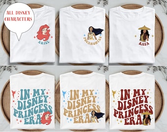 In My Princess Era Shirt, Theme Park Girls Trip T-shirt, Magic Vacation Tee, Princess Group Matching Sweatshirt, Princess Family Trip Hoodie