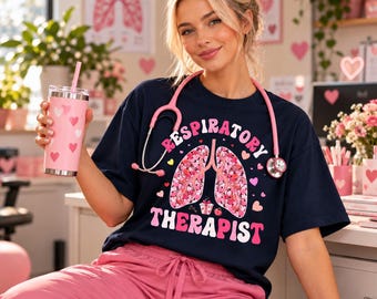 Respiratory Therapist Shirt, Respiratory Therapy T-Shirt, Lung Graphic Tee, Respiratory Therapist Gift