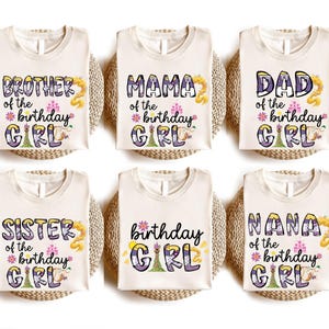 Disney Tangled Birthday Girl Shirt, Rapunzel Birthday Shirts, Princess Birthday Shirt, Family Birthday Shirt, Matching Birthday Girl Shirt