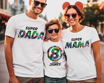 marvel family t shirts