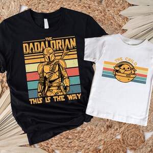 Dadalorian Shirt, Mamalorian Tee, Galaxy Family Tees, Happiest Trip Shirt, Family Adventure Shirt, Vacation 2026 Shirt, Family Adventure Tee image 6