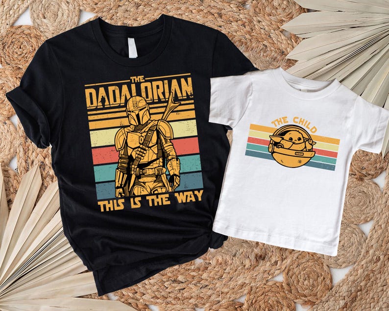 Dadalorian Shirt, Mamalorian Tee, Galaxy Family Tees, Happiest Trip Shirt, Family Adventure Shirt, Vacation 2026 Shirt, Family Adventure Tee image 6