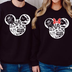 Star Wars Disney Shirt, WDW Family Trip T-Shirt, Disney Crew Sweatshirt, Disney Couple Matching Tee, Star Wars Family Sweater