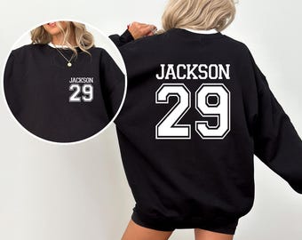 Personalisiertes Sport-T-Shirt mit individuellem Namen und Rückennummer, Team-T-Shirt, Team-Shirts, Namens-Shirts für Kleinkinder, personalisiertes T-Shirt