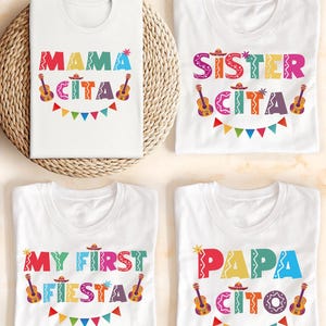 Cinco de Mayo Family Matching Shirt, Fiesta Group Matching Shirt, Mexican Fiesta Shirt, My First Fiesta Shirt, Family Fiesta Birthday Shirt